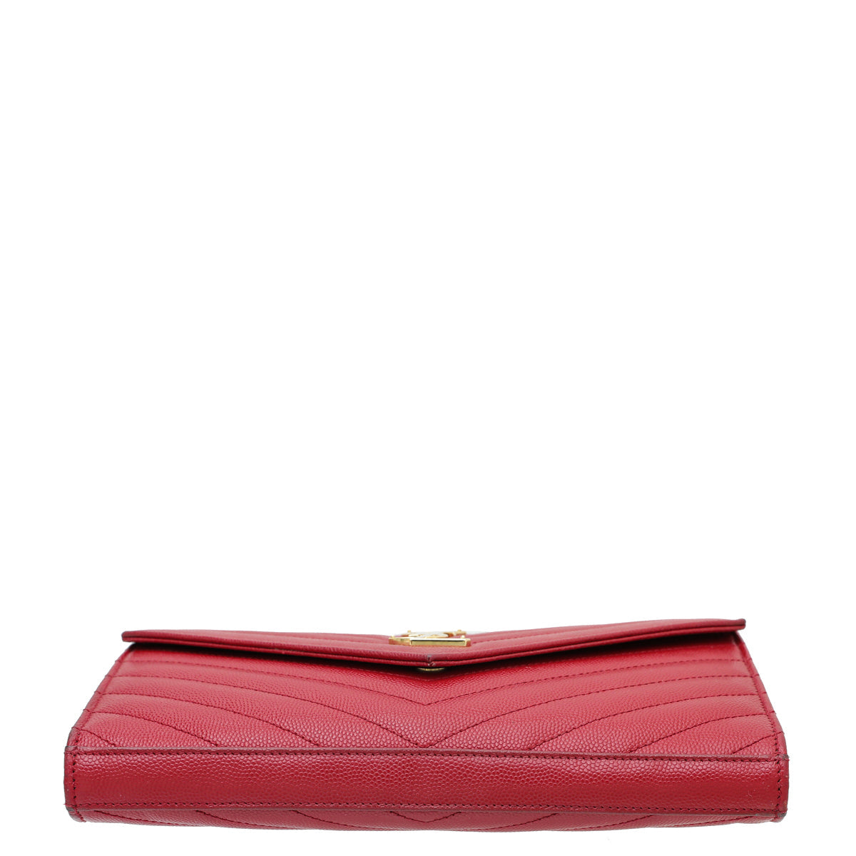 YSL Red Monogram Cassandre Chain Wallet