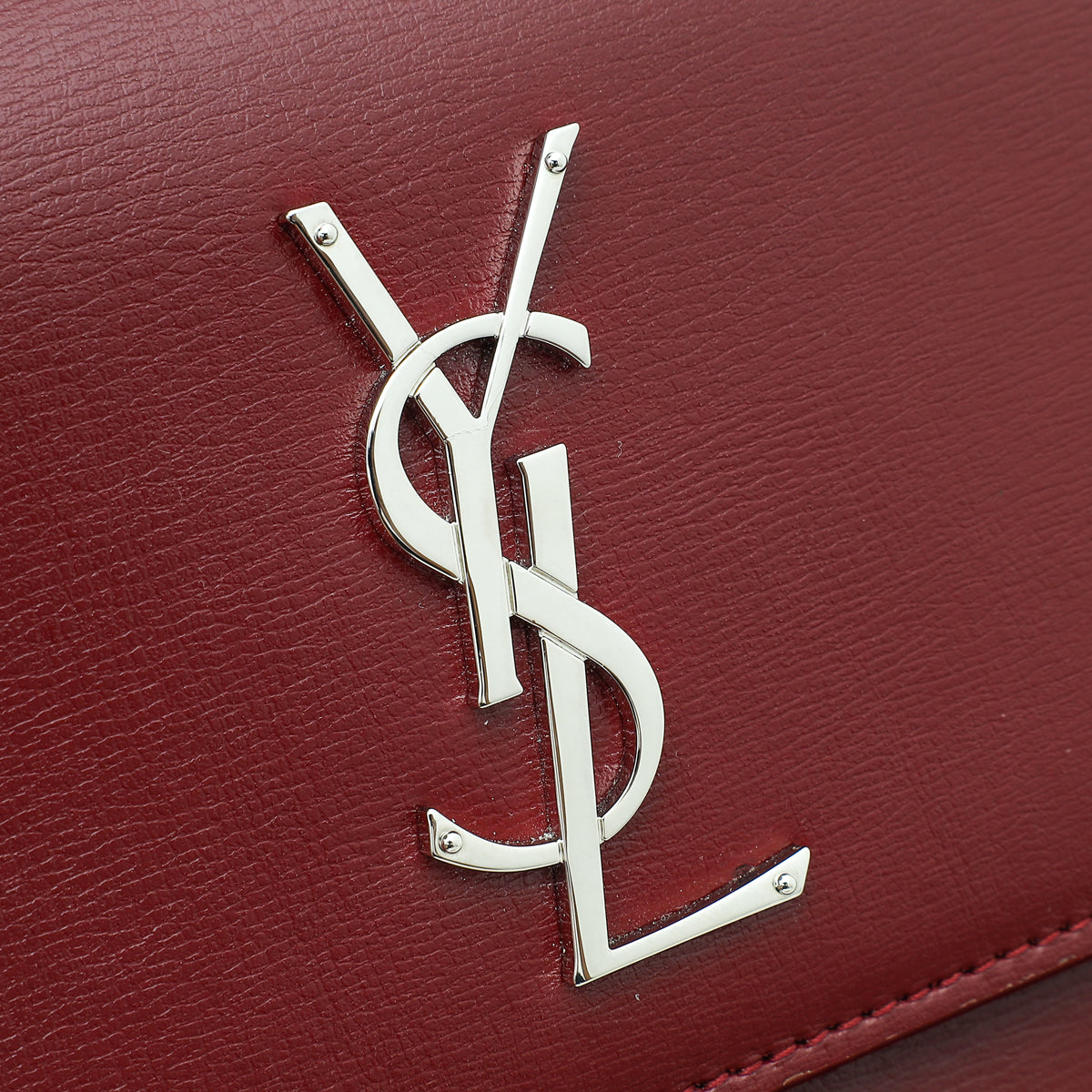 YSL Burgundy Sunset Medium Bag