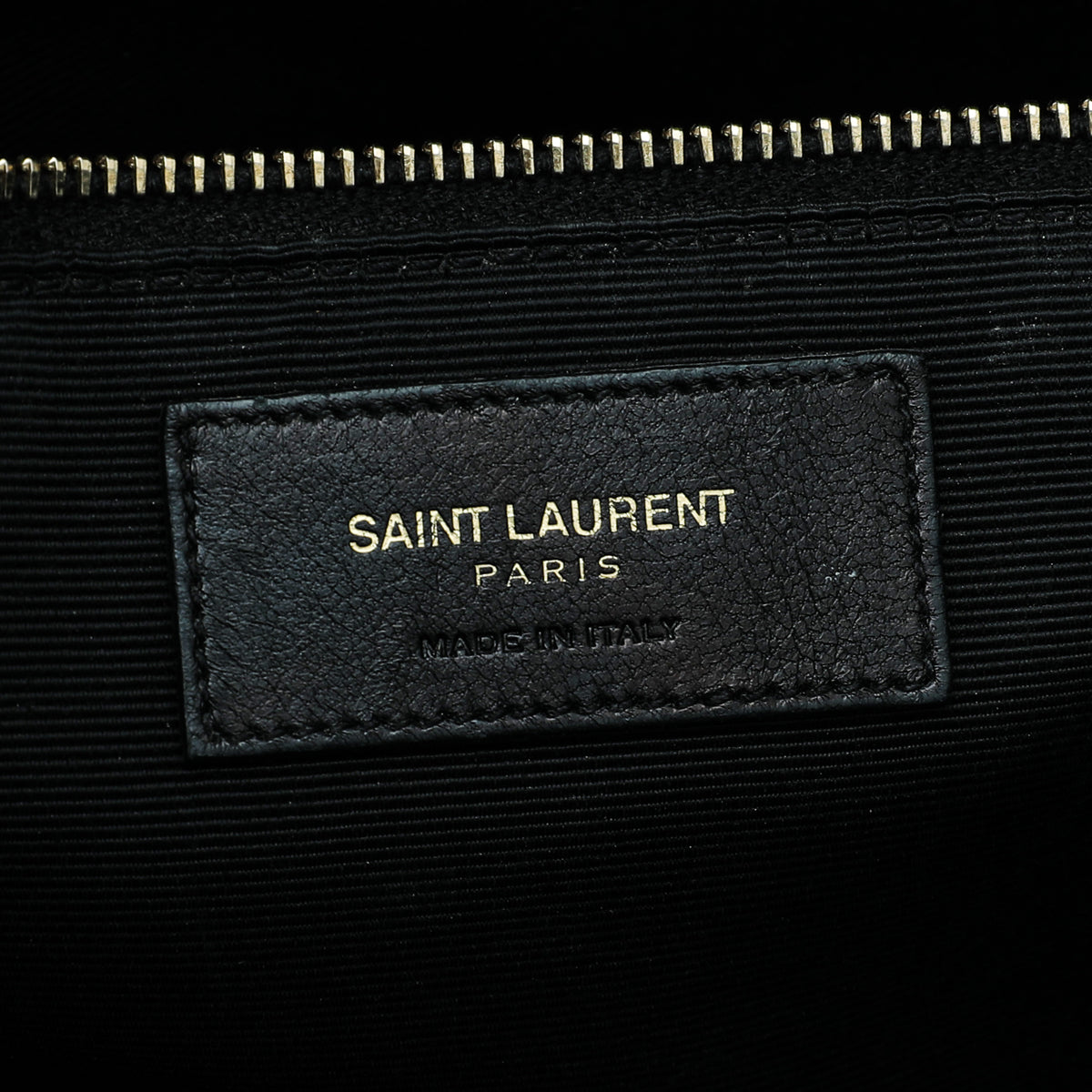 YSL Navy Monogram Shopping Tote Large Bag