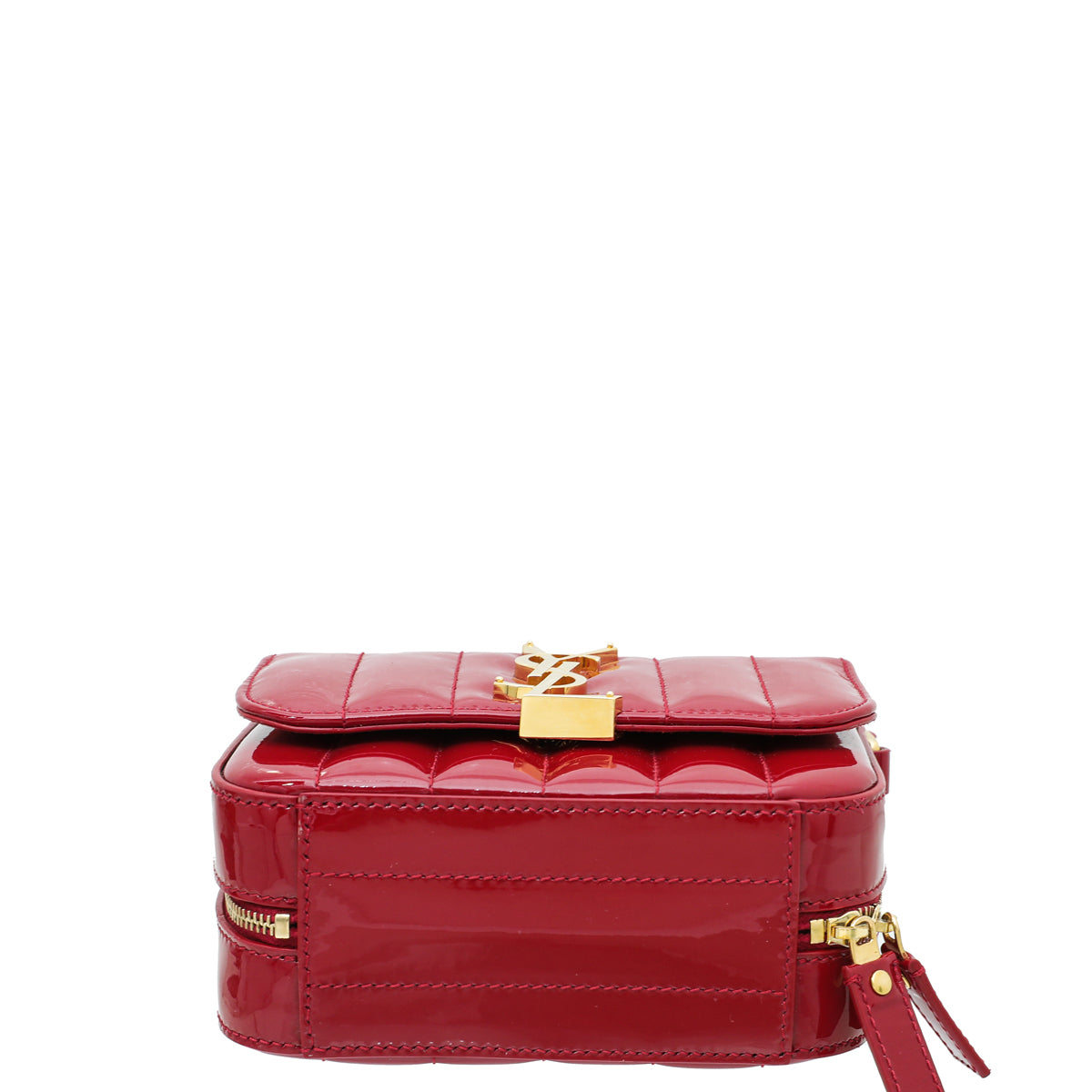 YSL Red Monogram Vicky Camera Bag