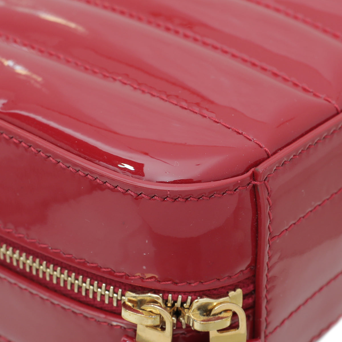 YSL Red Monogram Vicky Camera Bag