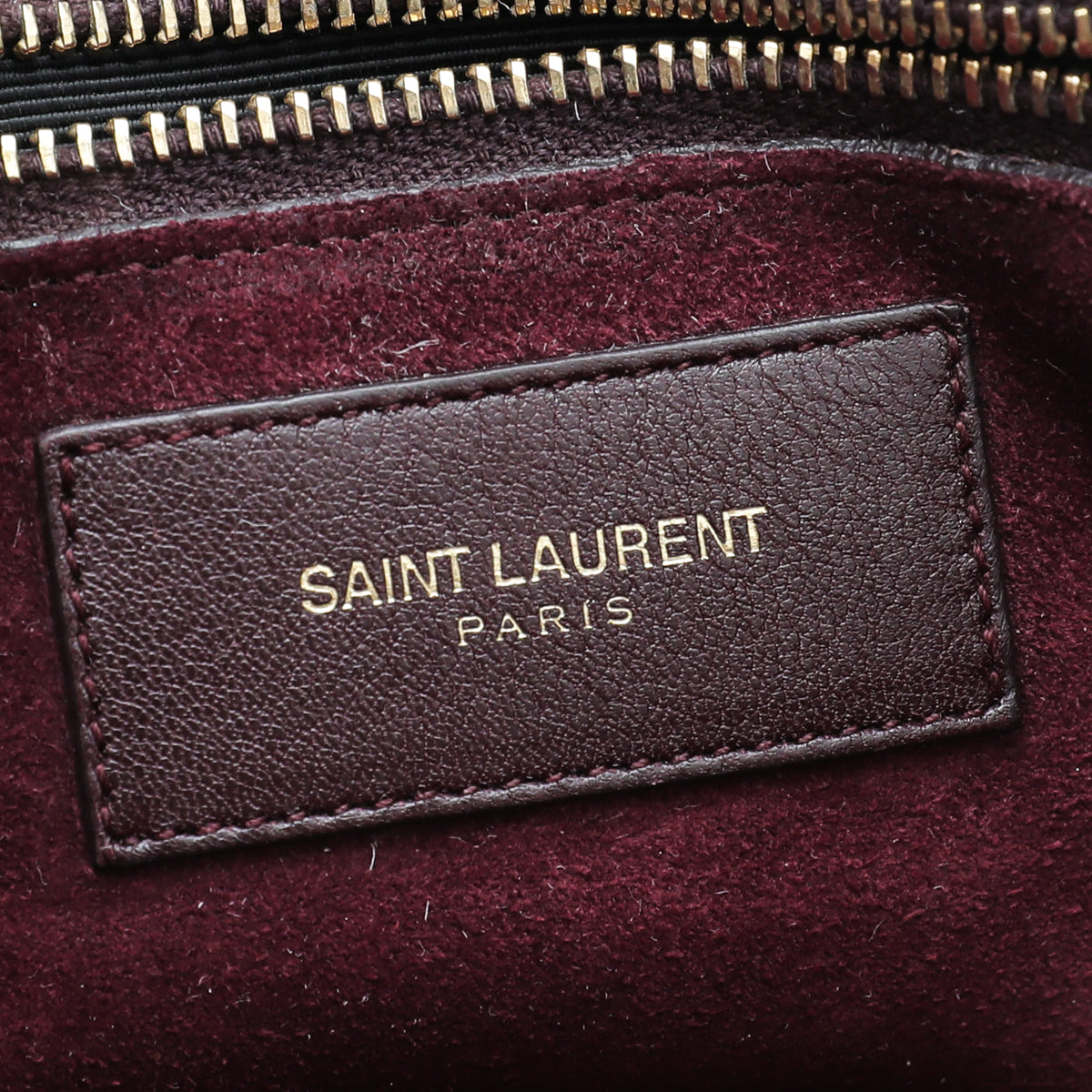 YSL Burgundy Sac De Jour Small Bag