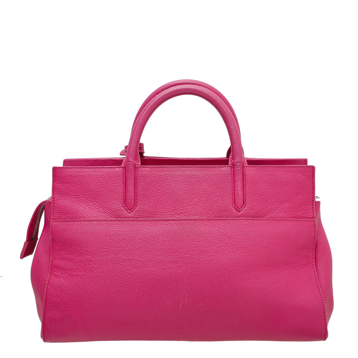 YSL Fuchsia Rive Gauche Cabas Small Tote Bag