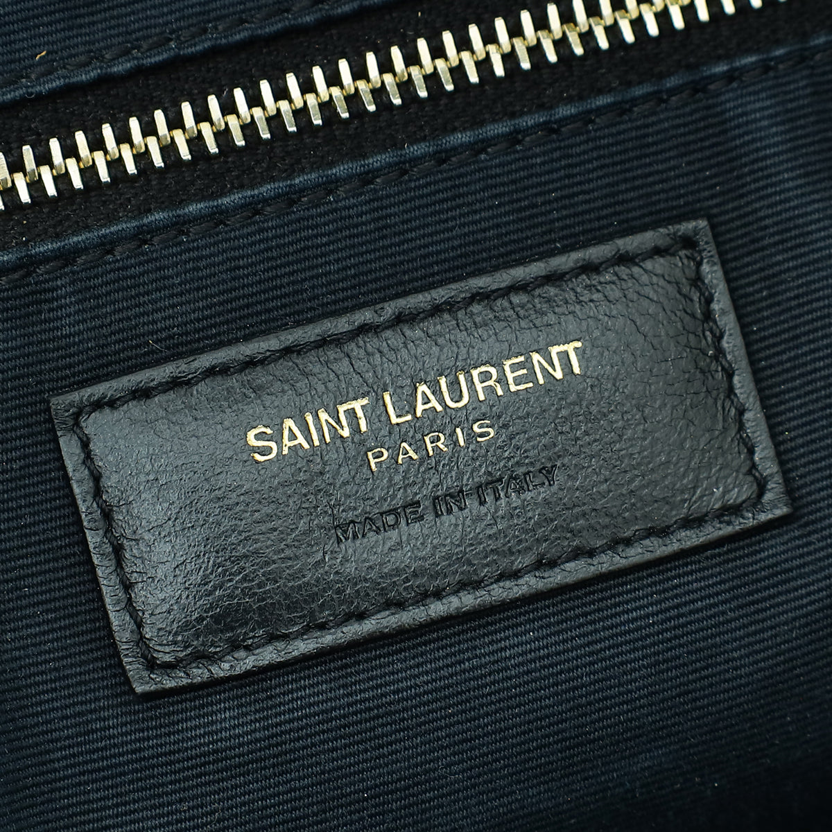 YSL Black Icare Maxi Quilted Shopping Bag