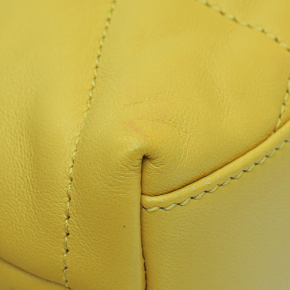 YSL Yellow Puffer Small Pouch