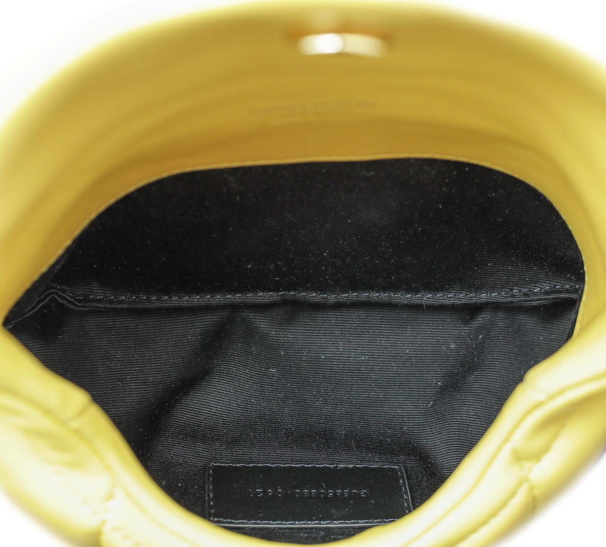 YSL Yellow Puffer Small Pouch