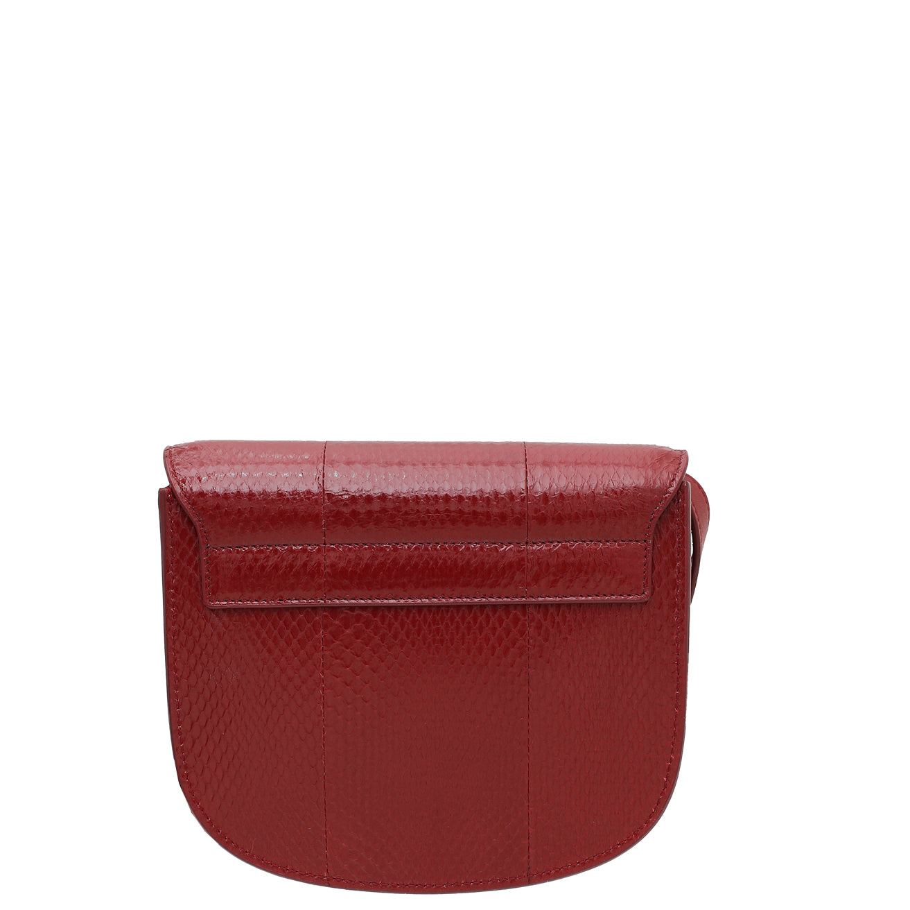 YSL Red Python Kaia Small Satchel Bag