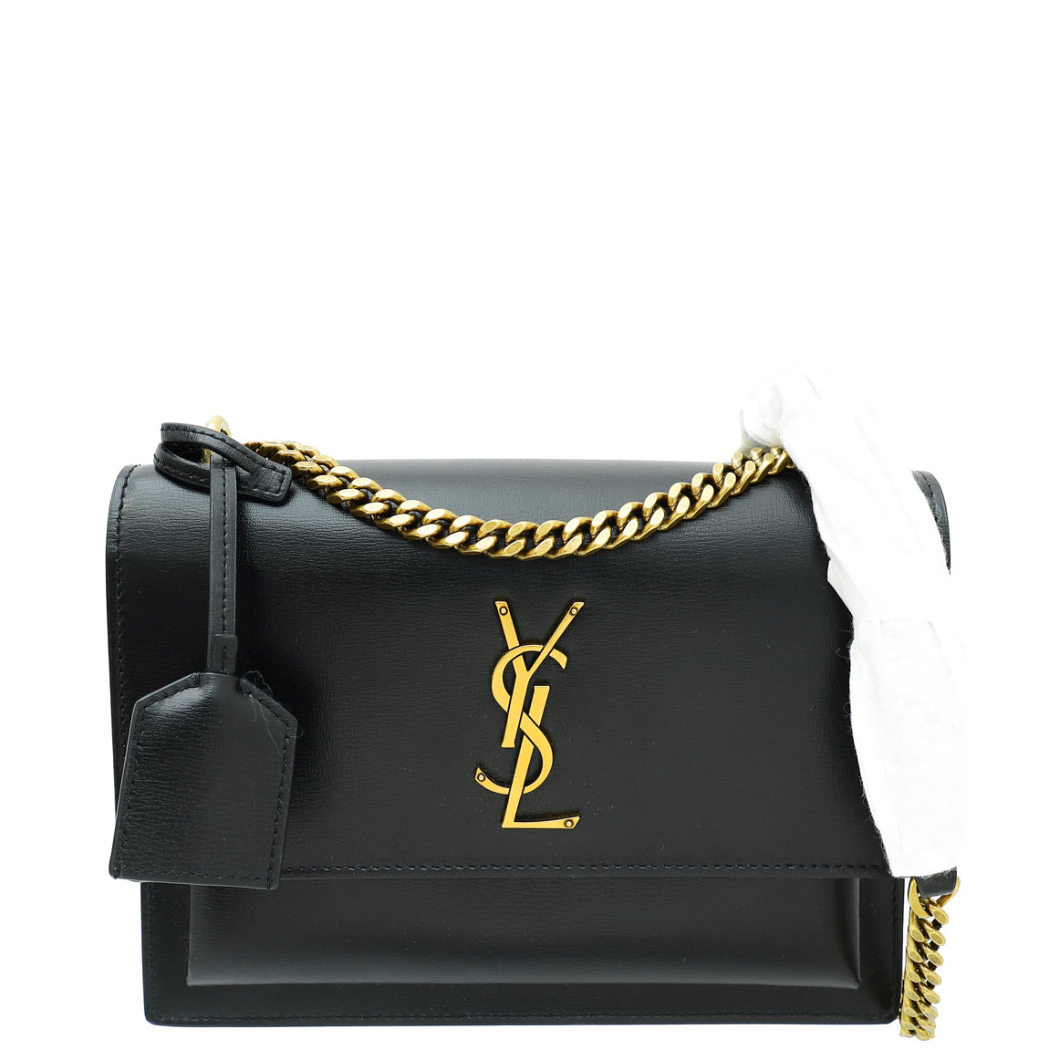 YSL Black Sunset Medium Bag