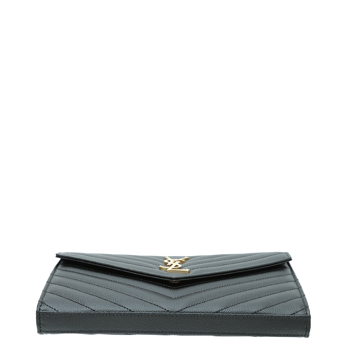 YSL Black Cssandre Chain Wallet