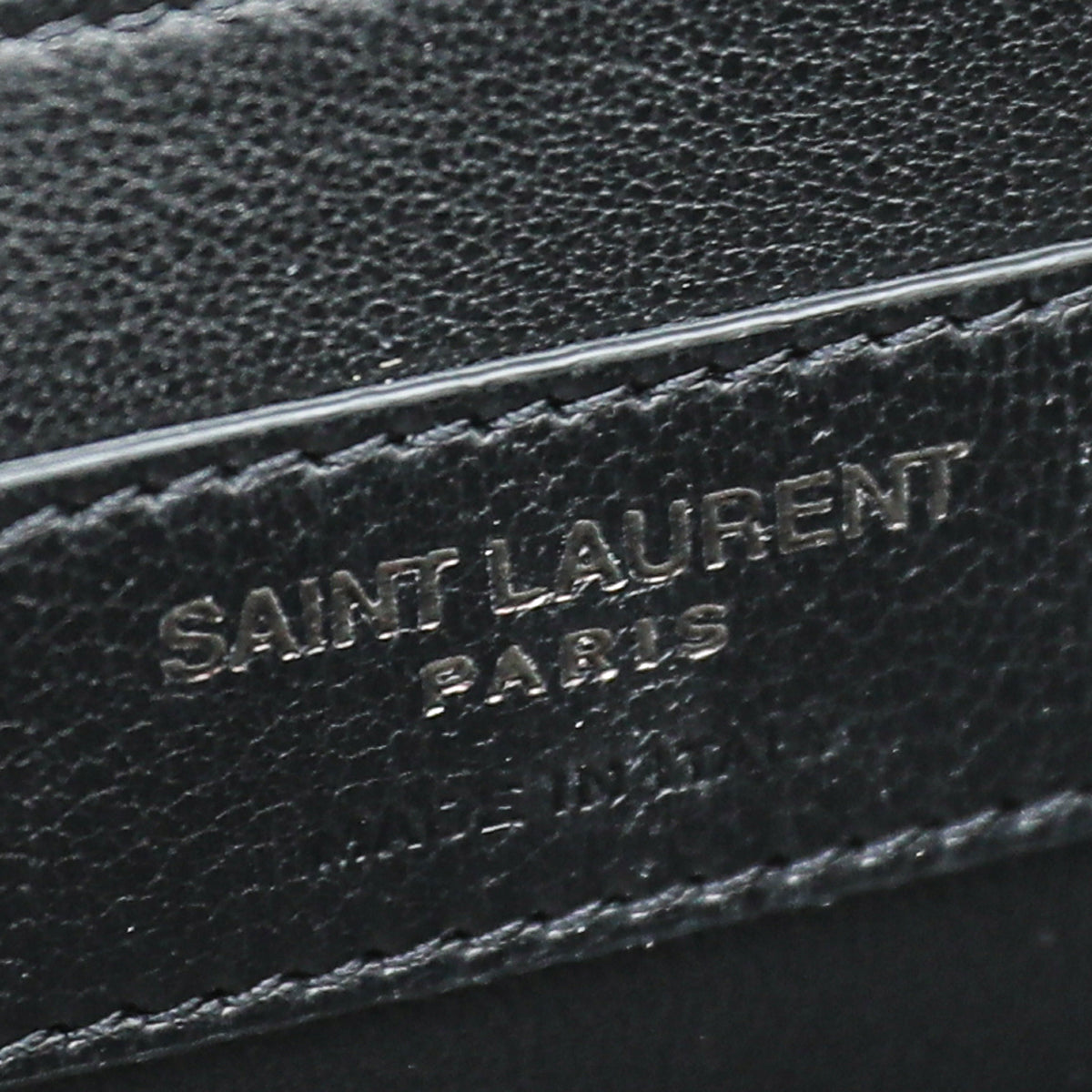 YSL Black Jerry Cube Box Clutch