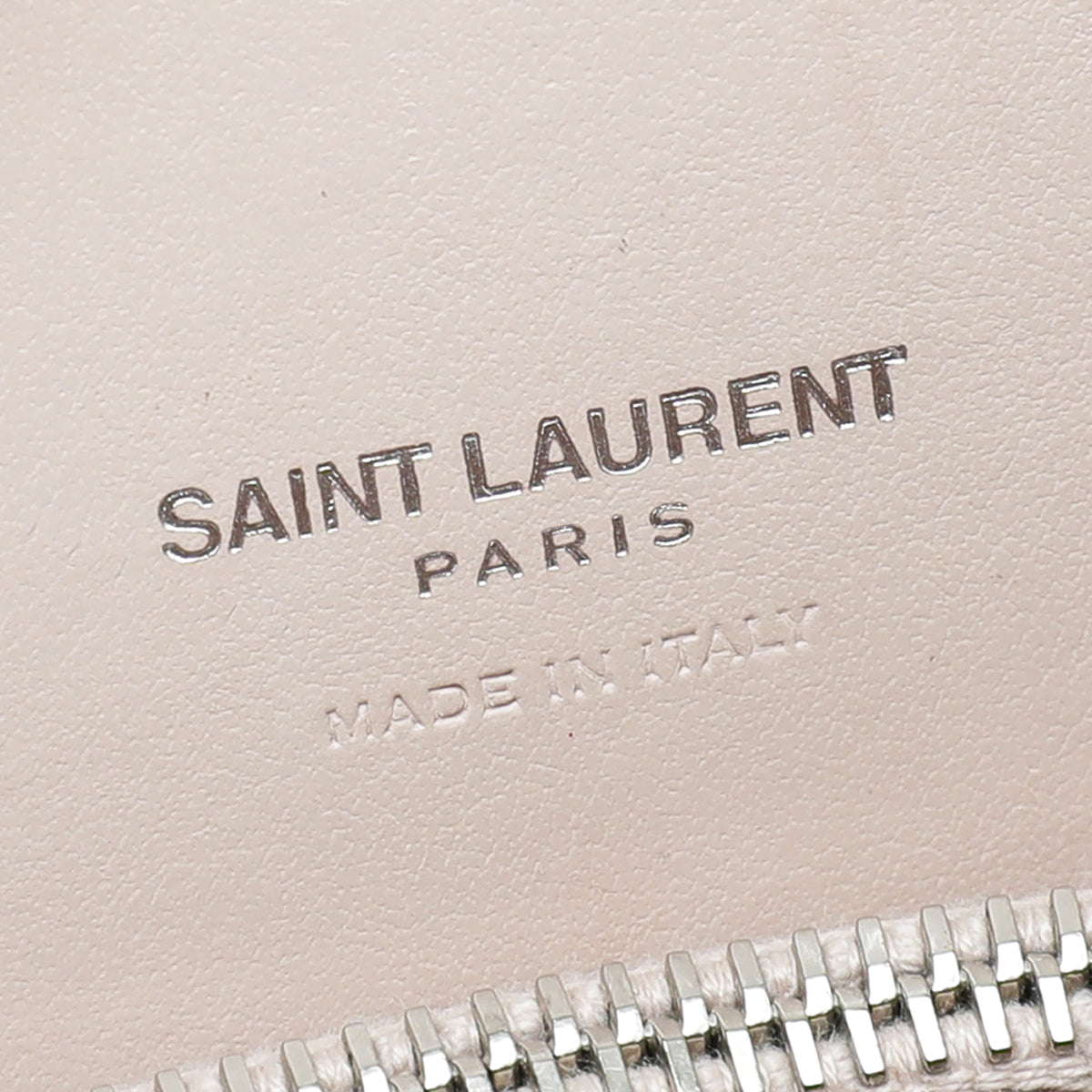 YSL Light Pink Croc Embossed Sac De Jour Baby Bag