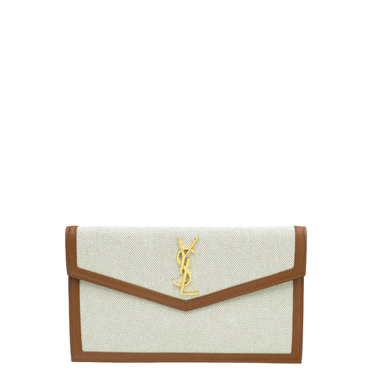 YSL Bicolor Uptown Pouch