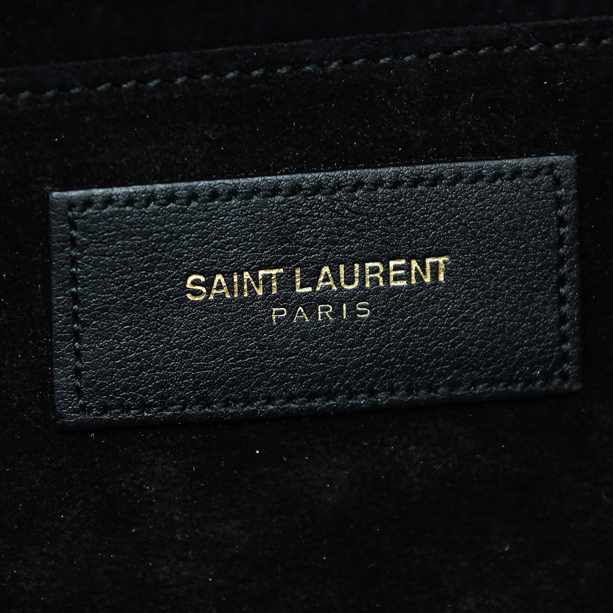 YSL Black Y Ligne Clutch