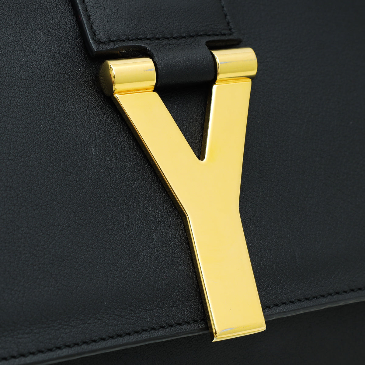 YSL Black Y Ligne Clutch