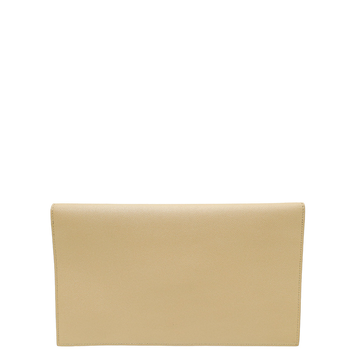 YSL Beige Uptown Clutch