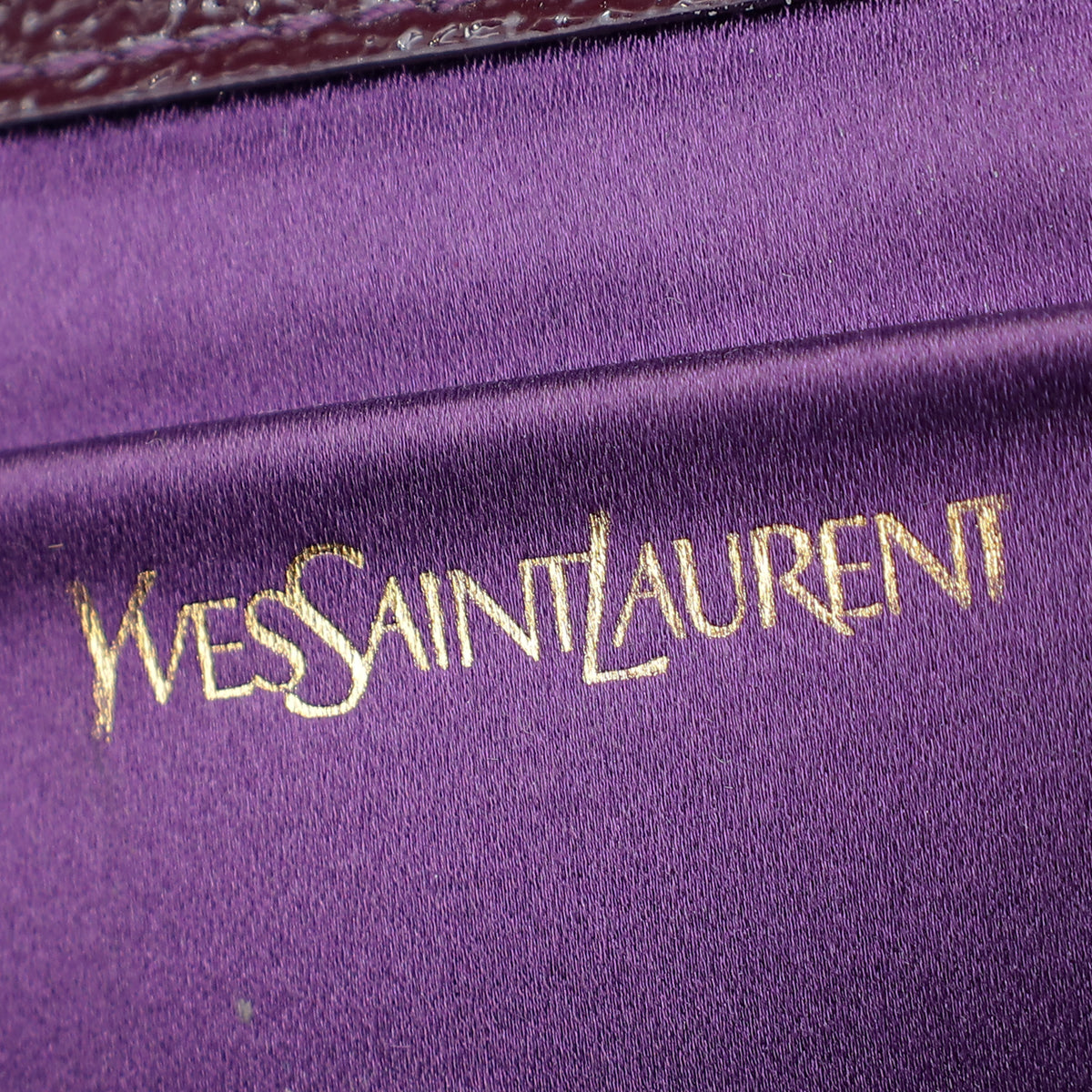 YSL Violet Belle De Jour Clutch