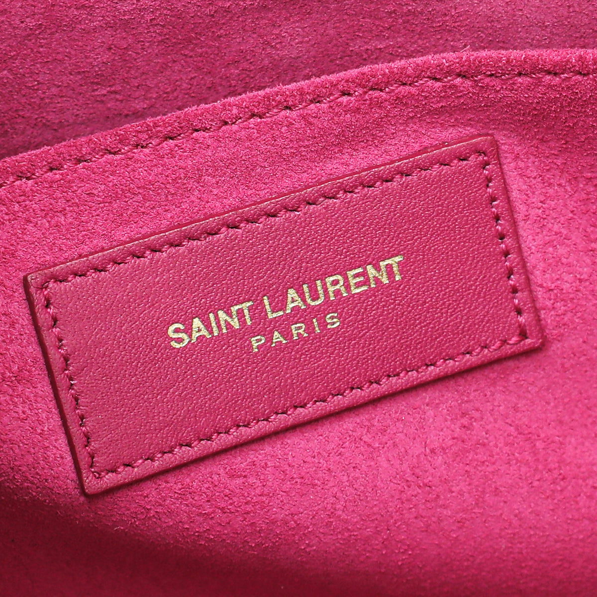 YSL Fuchsia Y-Ligne Clutch