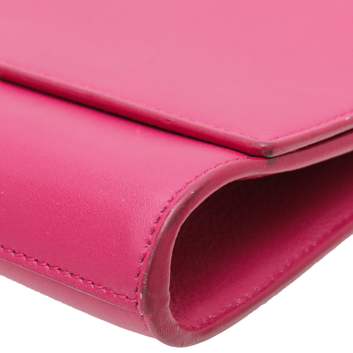 YSL Fuchsia Y-Ligne Clutch