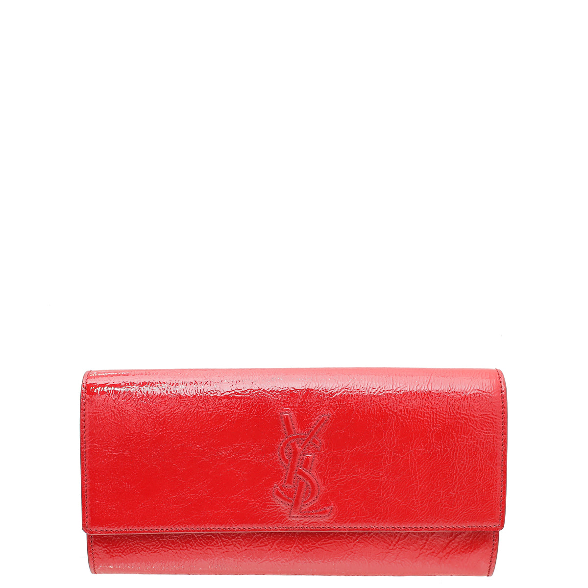 YSL Red Belle De Jour Small Clutch