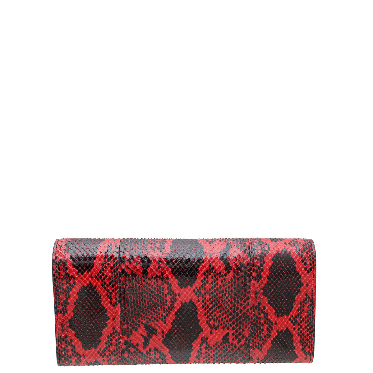 YSL Bicolor Python Kate Tassel Clutch