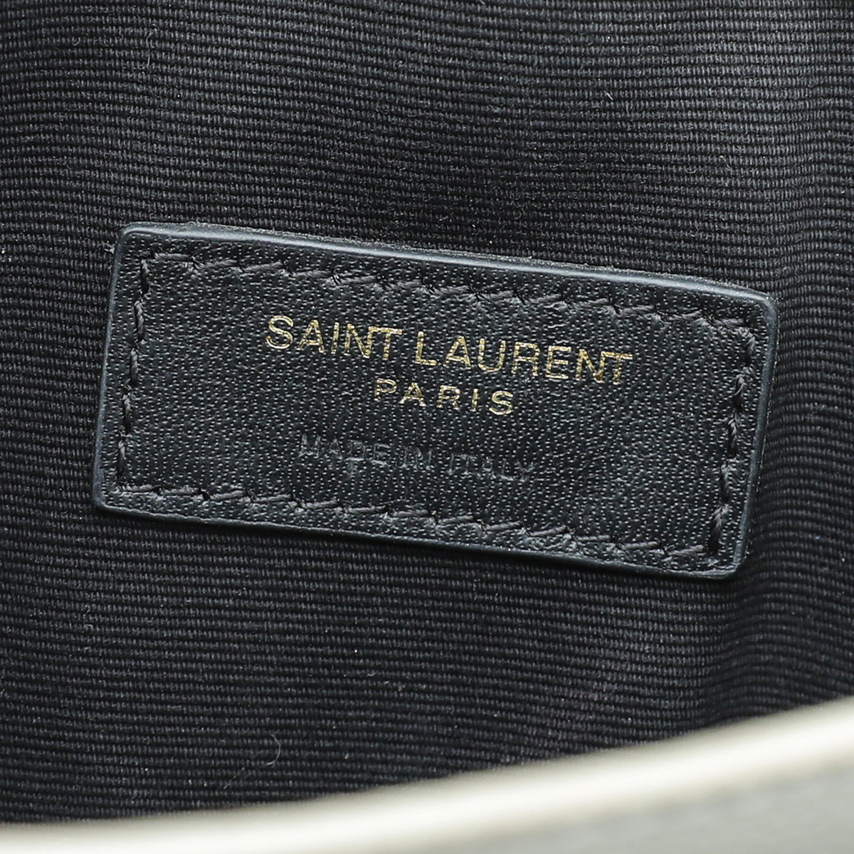 YSL Blanc Vintage Uptown Pouch