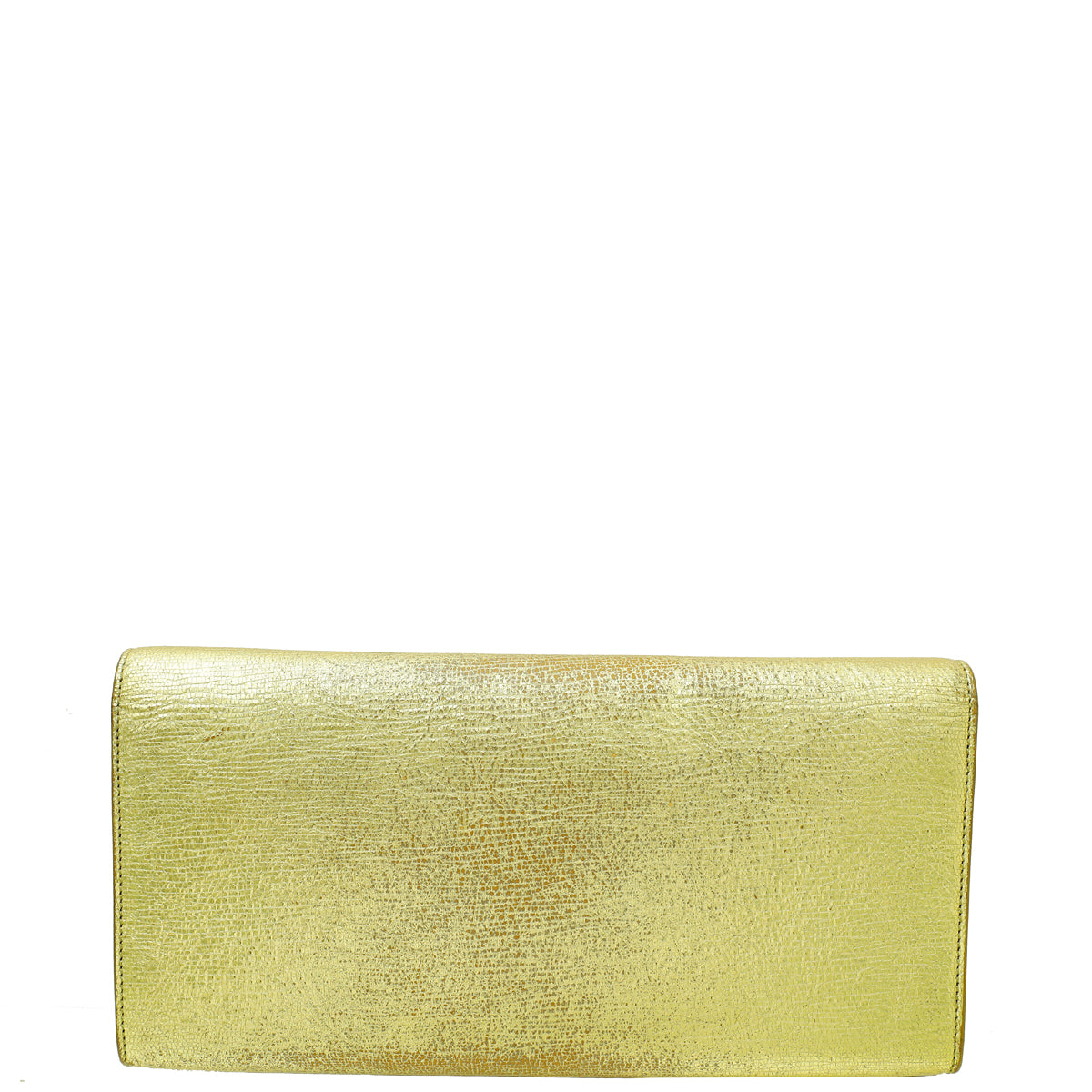 YSL Metallic Gold Classic Cassandre Clutch