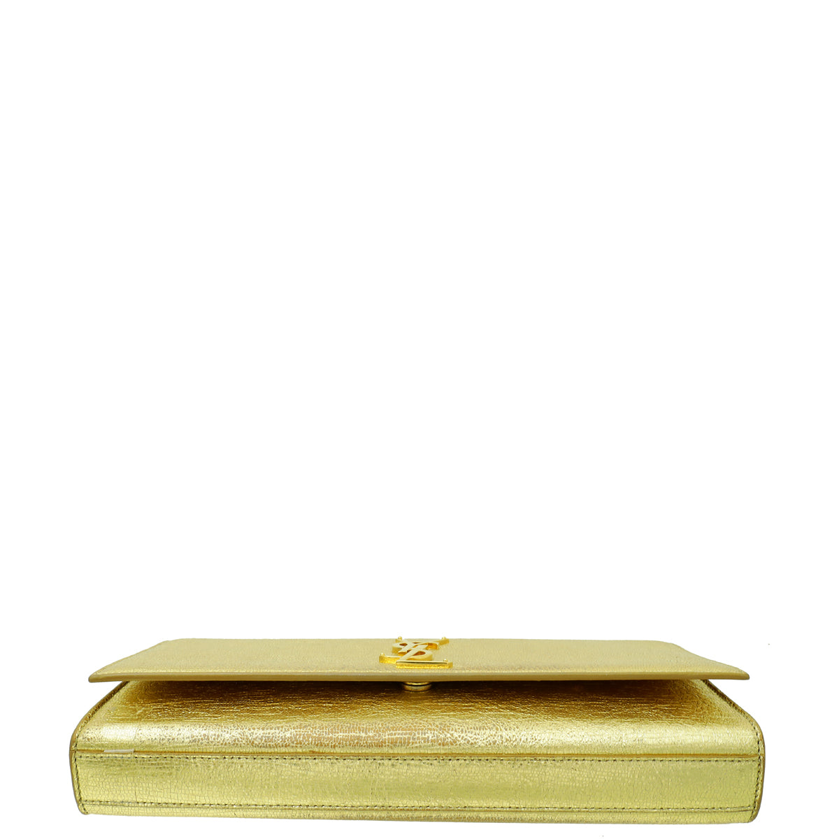 YSL Metallic Gold Classic Cassandre Clutch