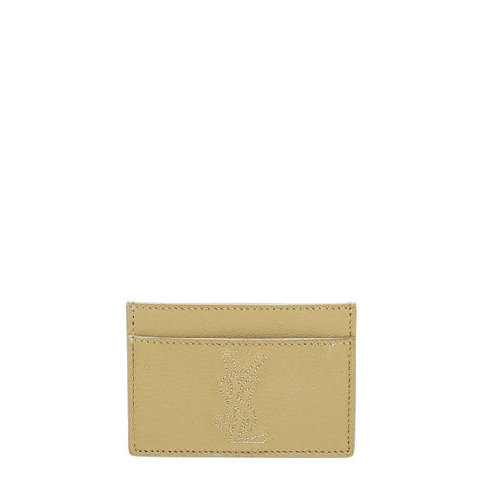 YSL Brown Belle De Jour Card Holder