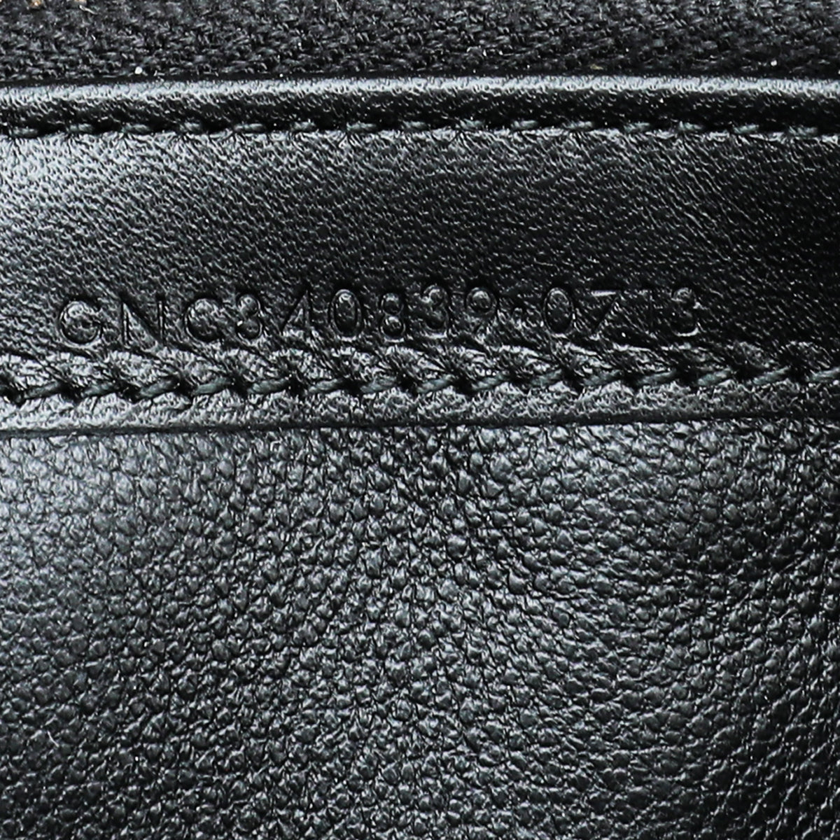 YSL Black Grain de Poudre Continental Wallet