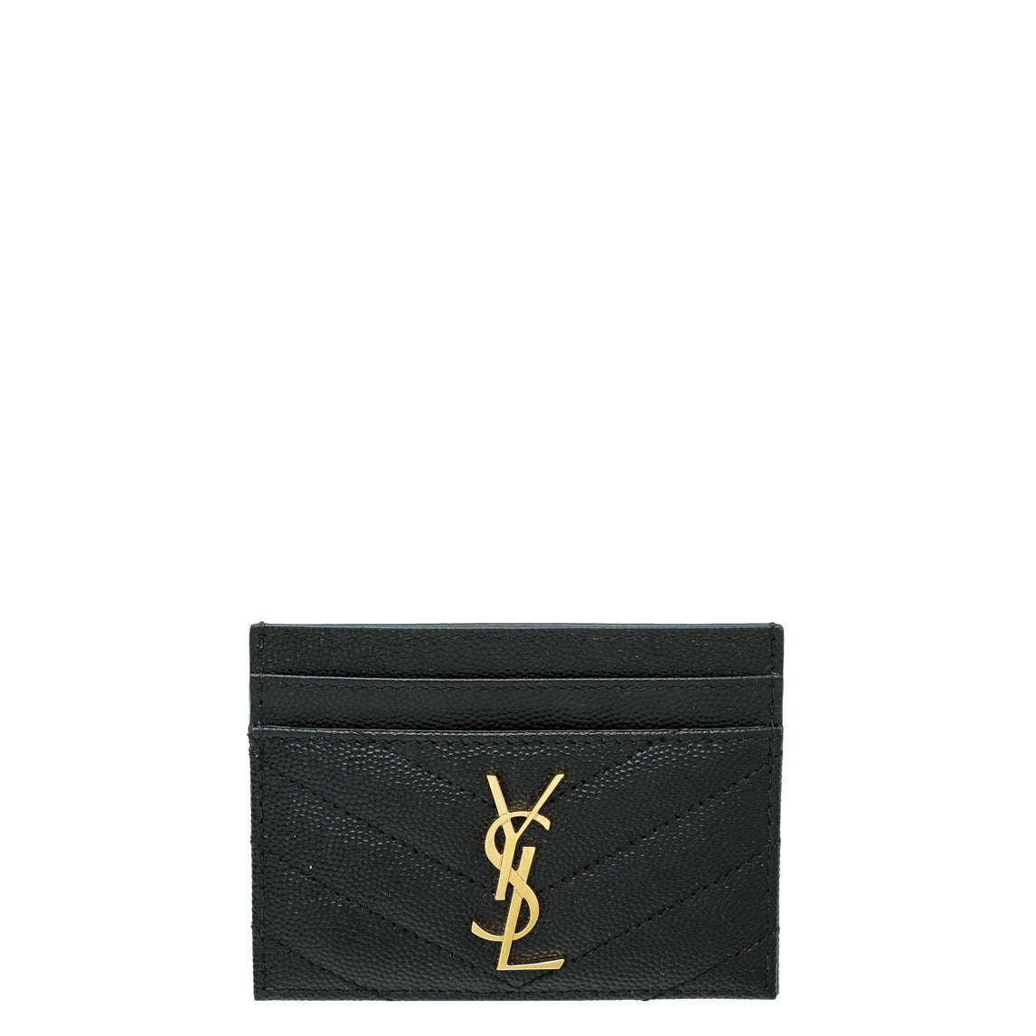 YSL Monogram Black Card Holder