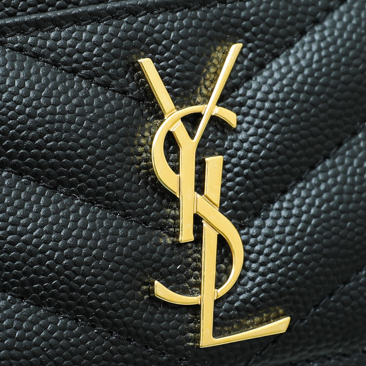 YSL Black Cassandre Card Case