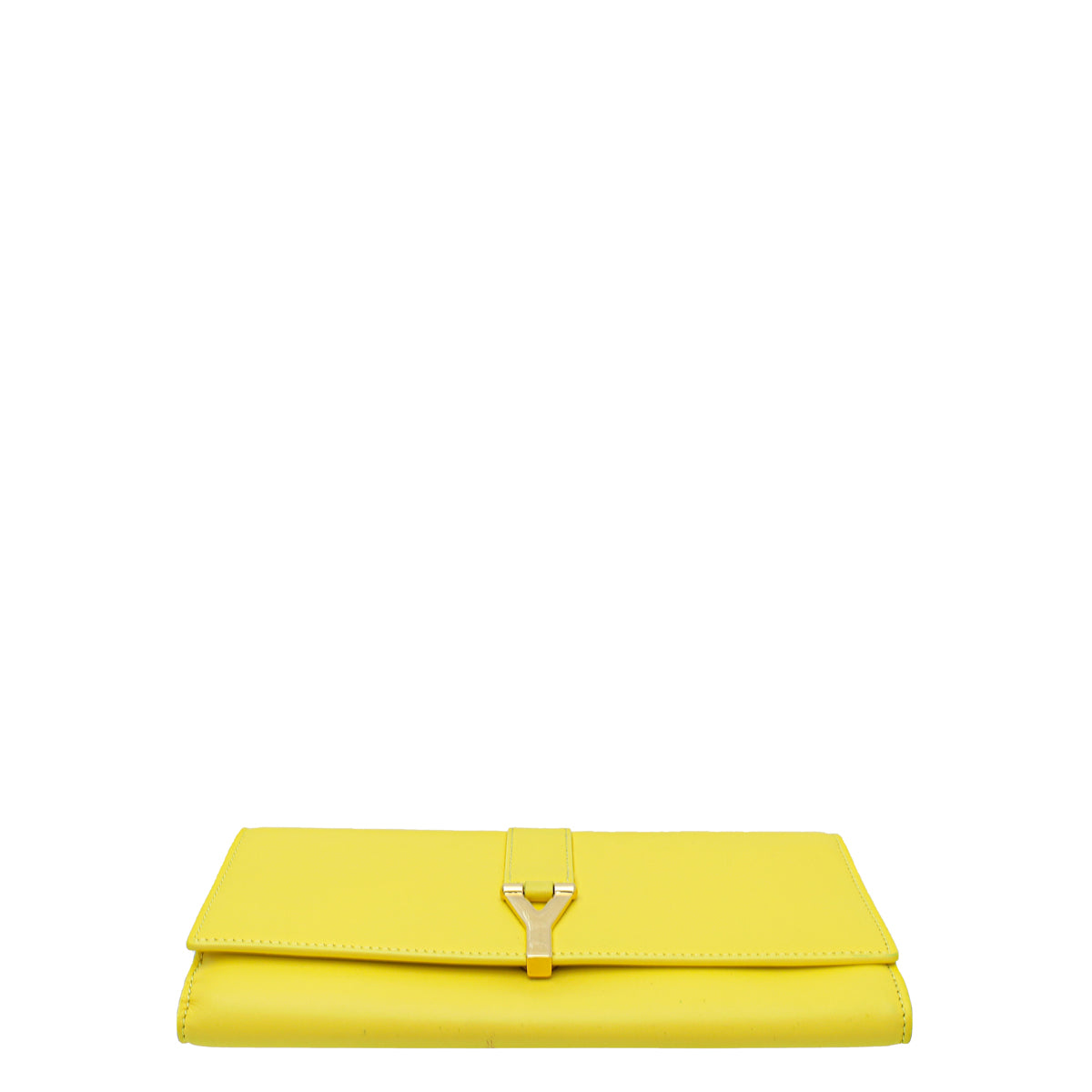 YSL Yellow Y Line Continental Wallet