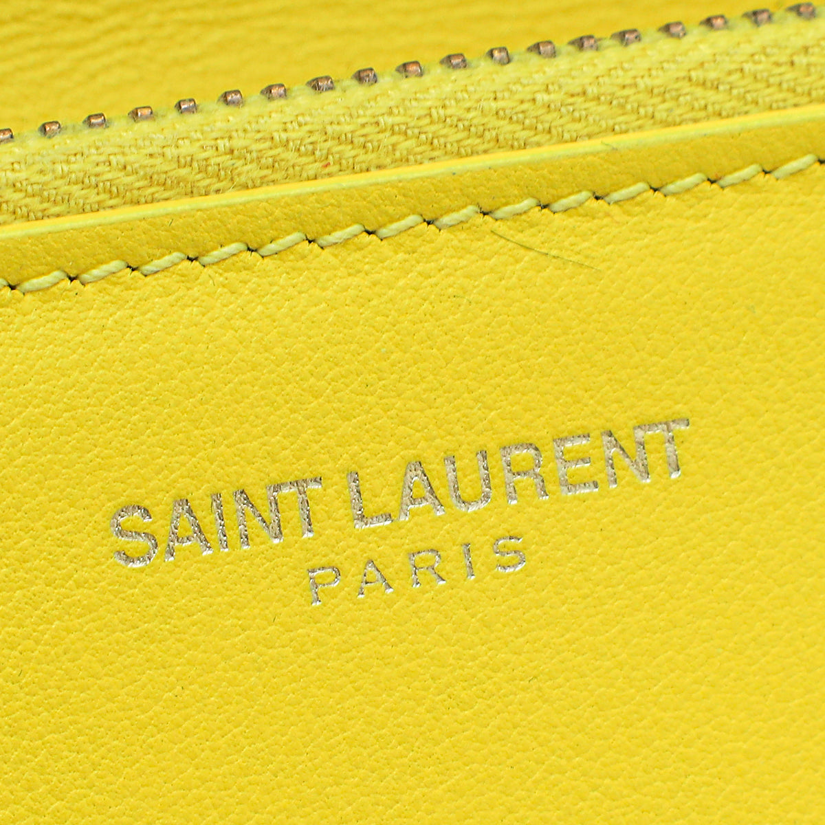 YSL Yellow Y Line Continental Wallet