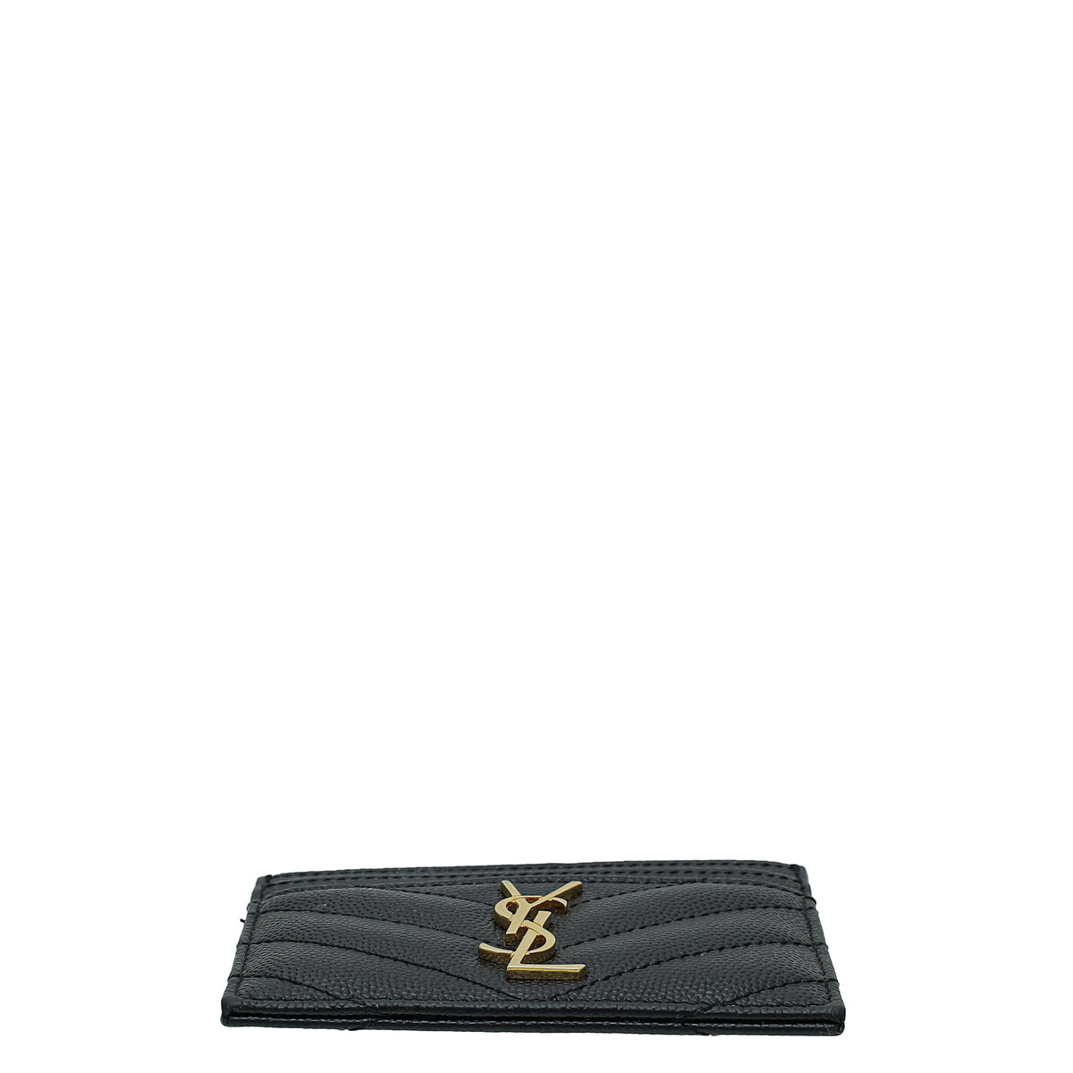 YSL Black Monogram Cassandre Card Case