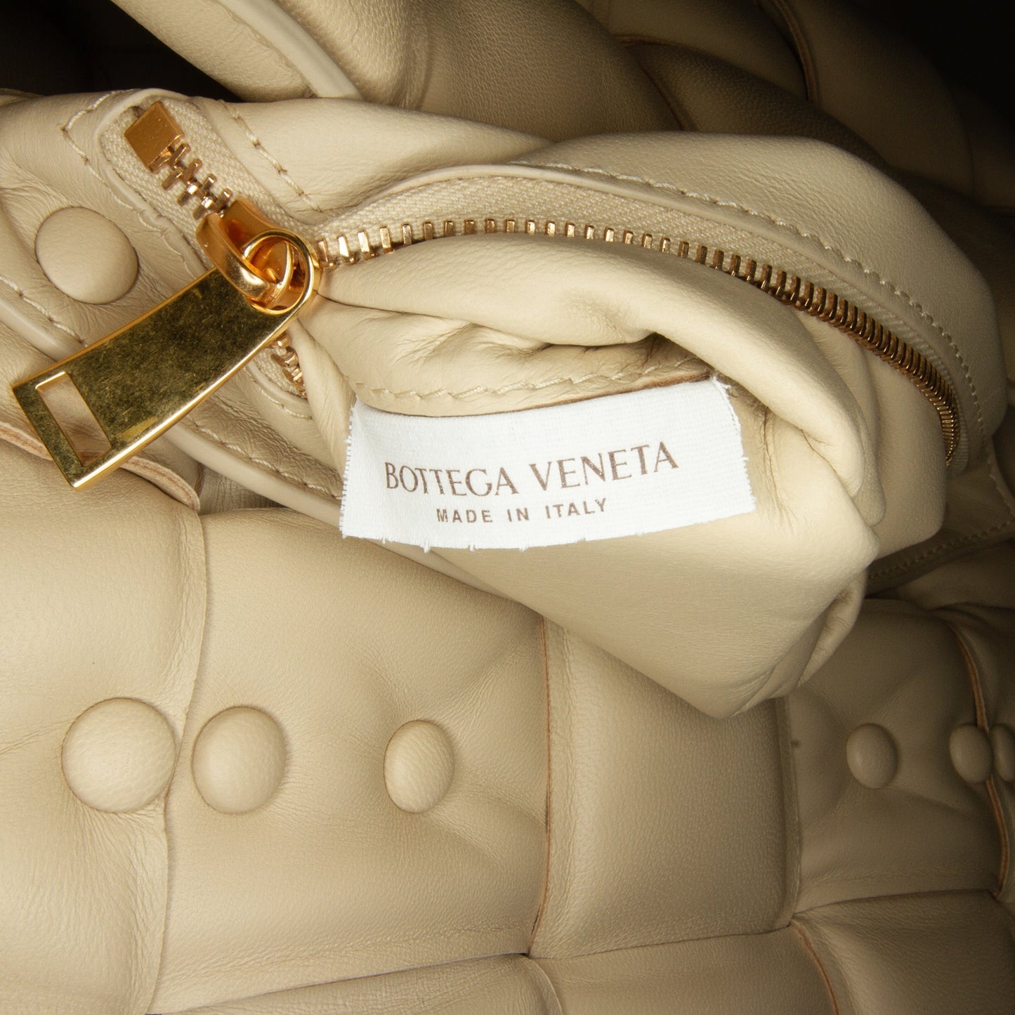 Bottega Veneta Padded Chain Cassette Maxi Brown