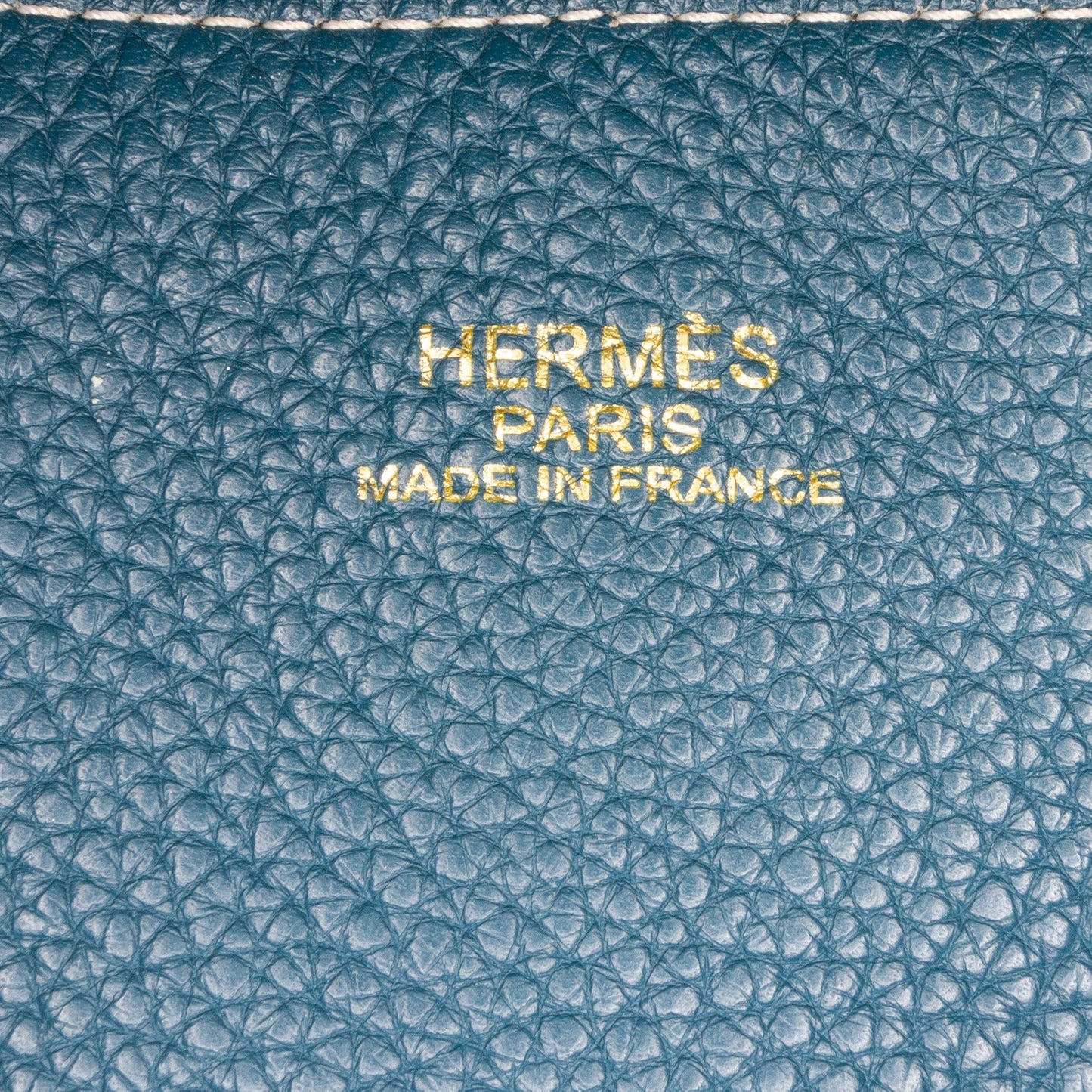 Blue Hermes Reversible Double Sens 45 Tote Bag