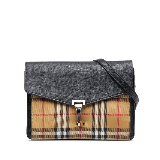 Burberry Macken Brown House Check Canvas