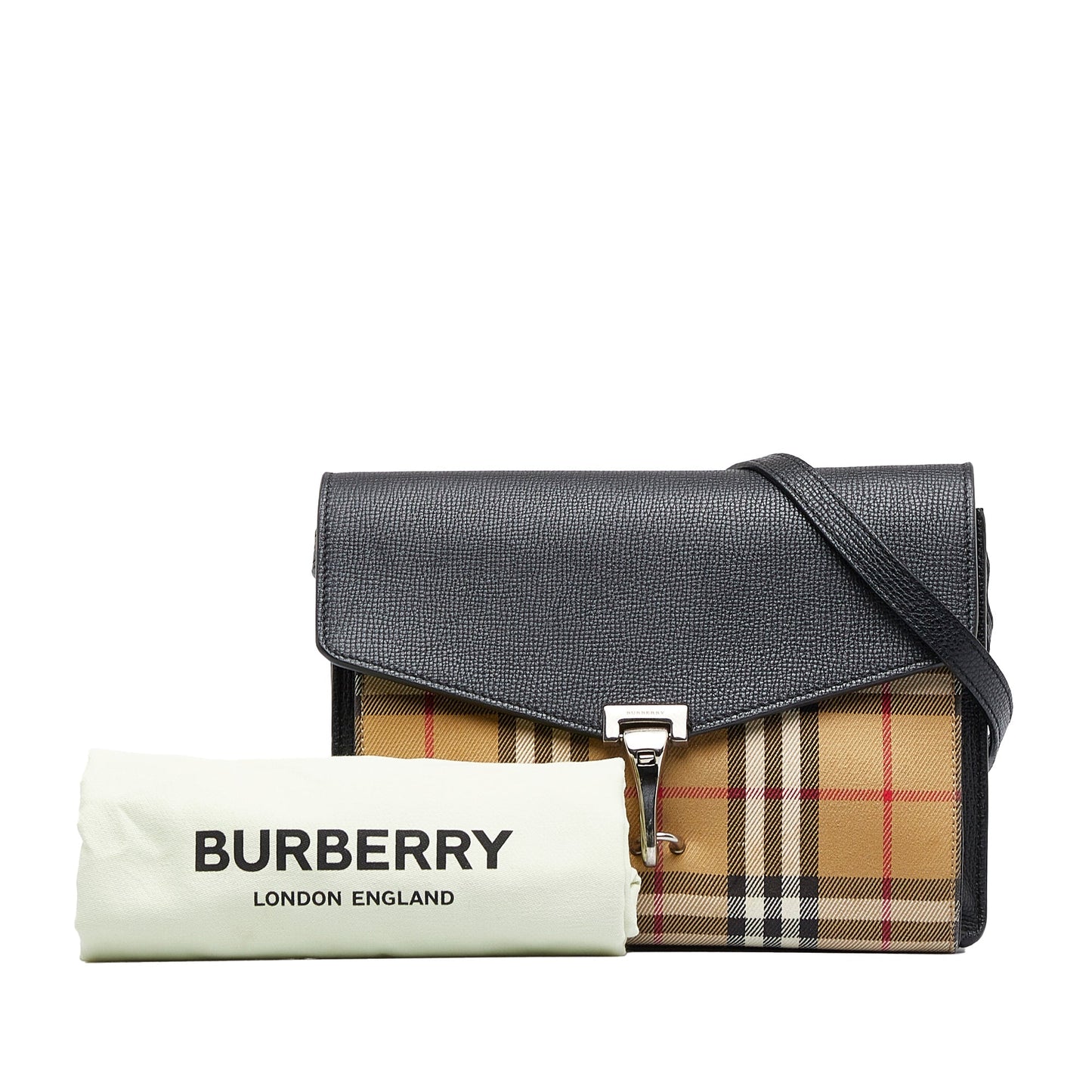 Burberry Macken Brown House Check Canvas