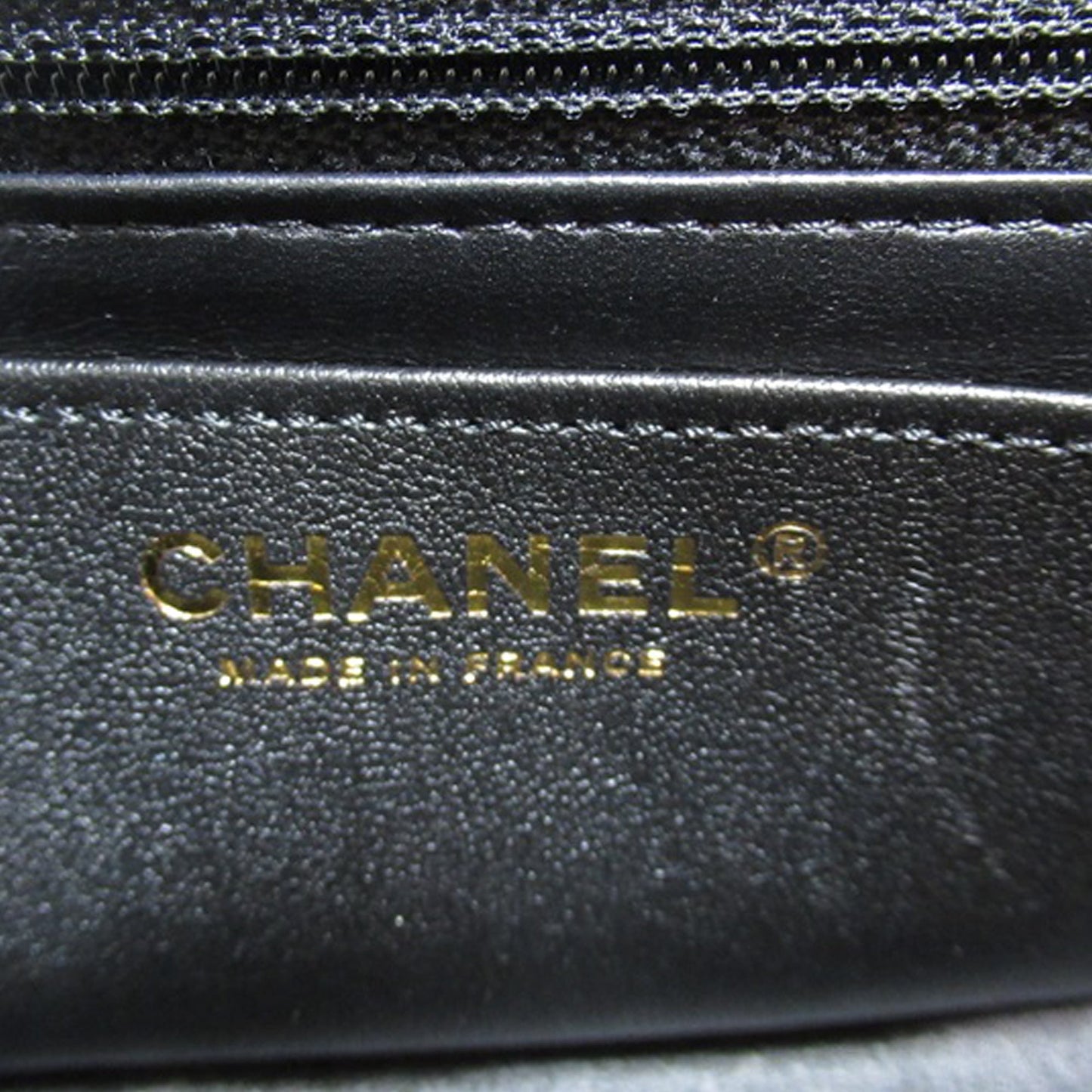 Chanel Camelia Flap Bag Mini Black Tweed Gold