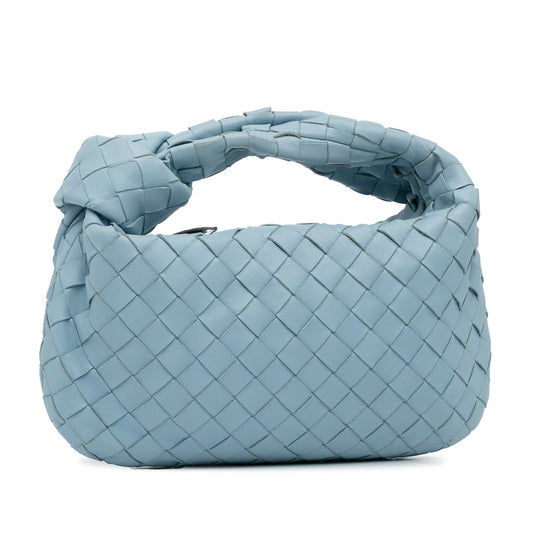 Bottega Veneta Jodie Mini Blue Intrecciato