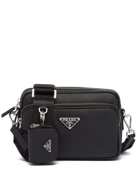 Prada Women Saffiano Leather Shoulder Bag