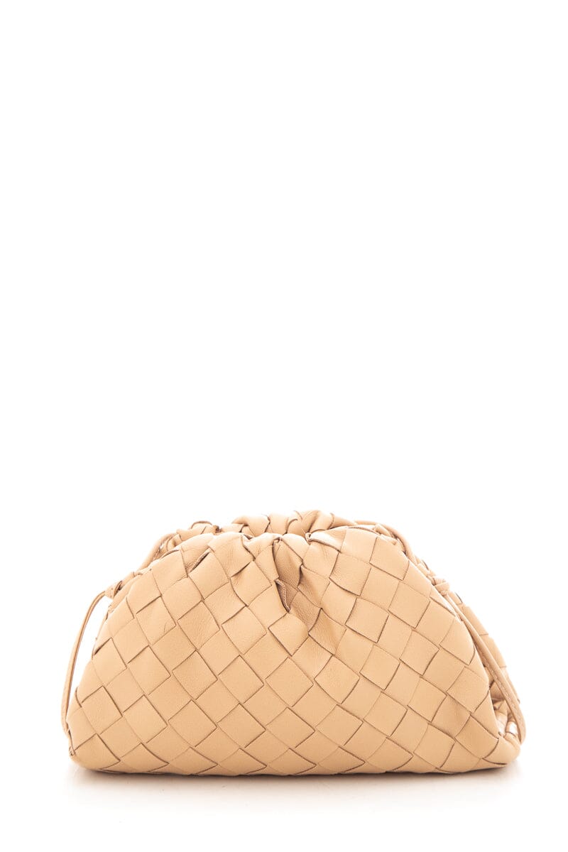 Bottega Veneta Beige Mini Pouch Handbag