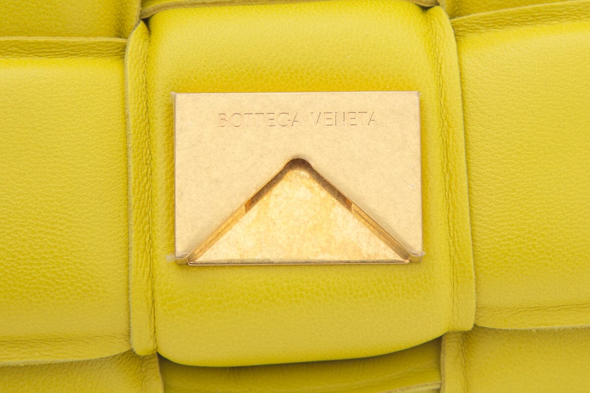 Bottega Veneta Citrine Cassette Handbag