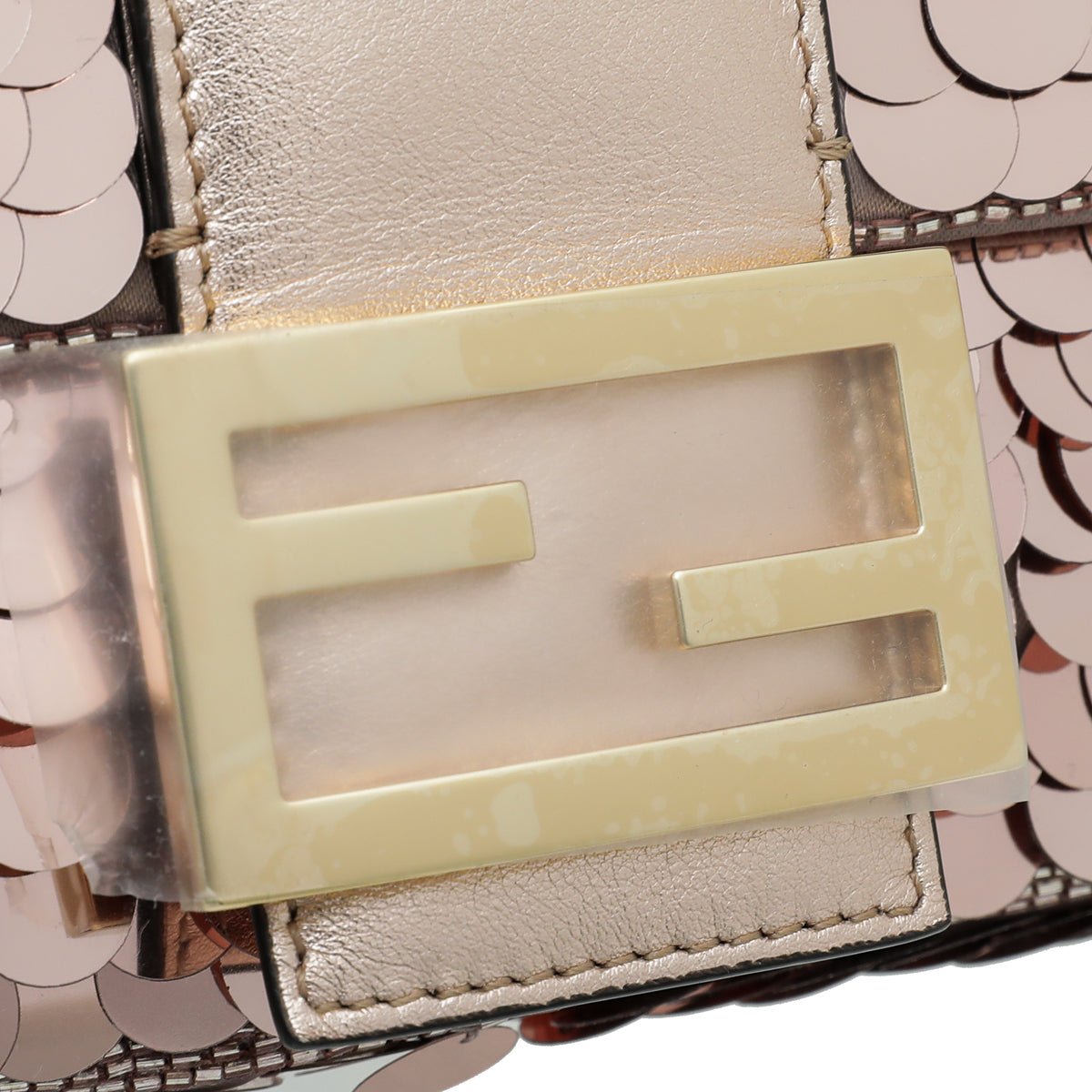 Fendi Baguette Pink 1997 Sequinned Mini Bag