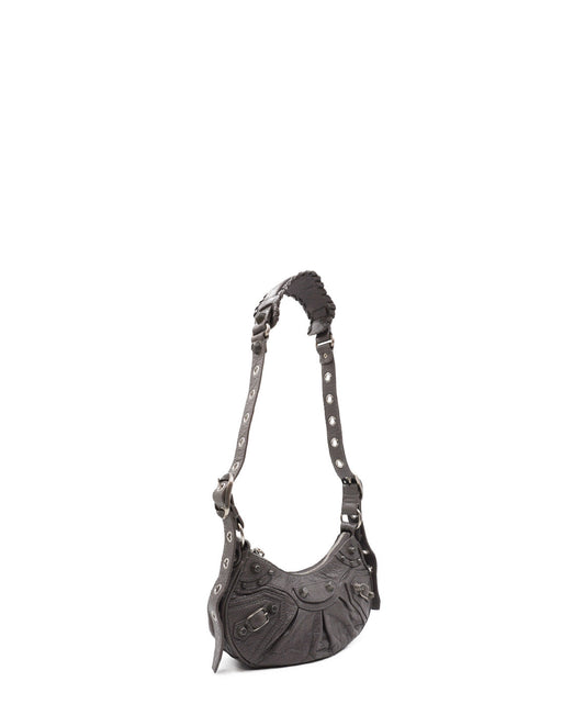 Le Cagole XS Shoulder Bag Grey