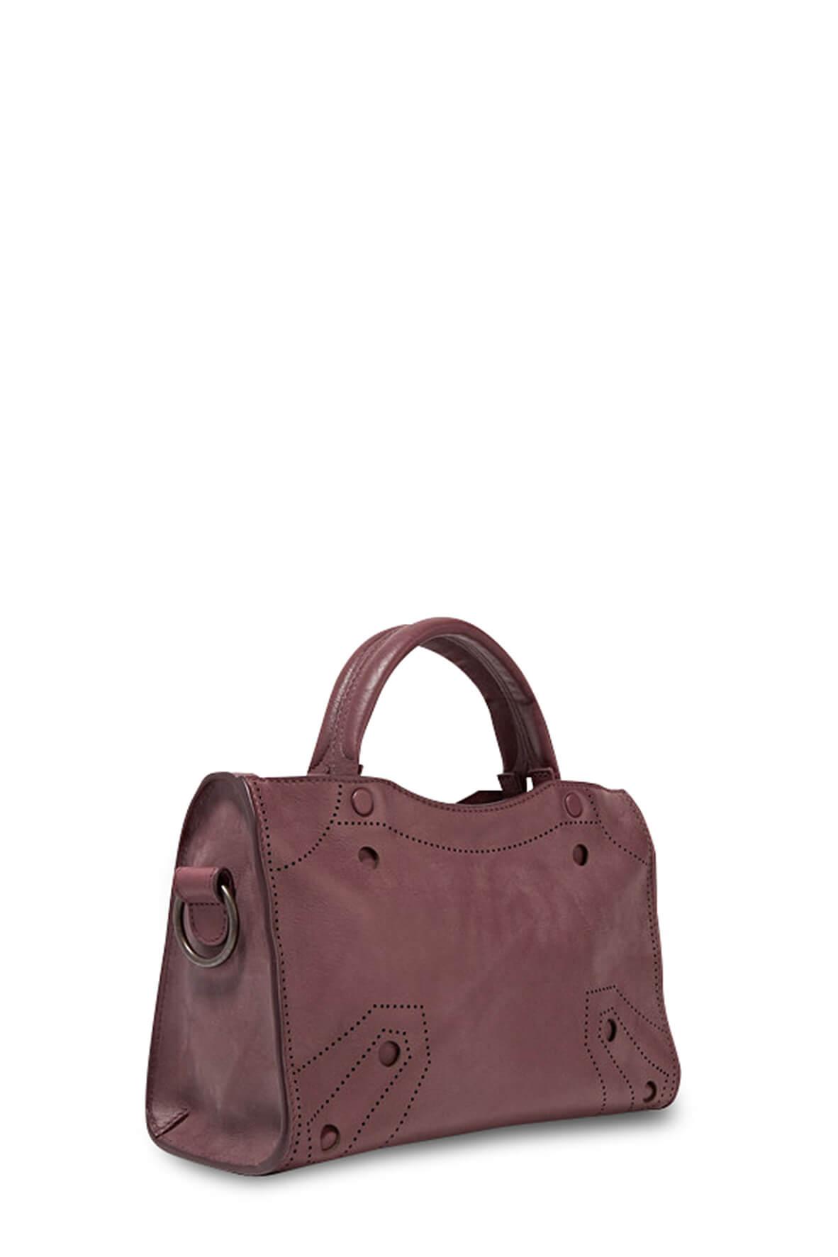 Blackout Mini City Bag Maroon