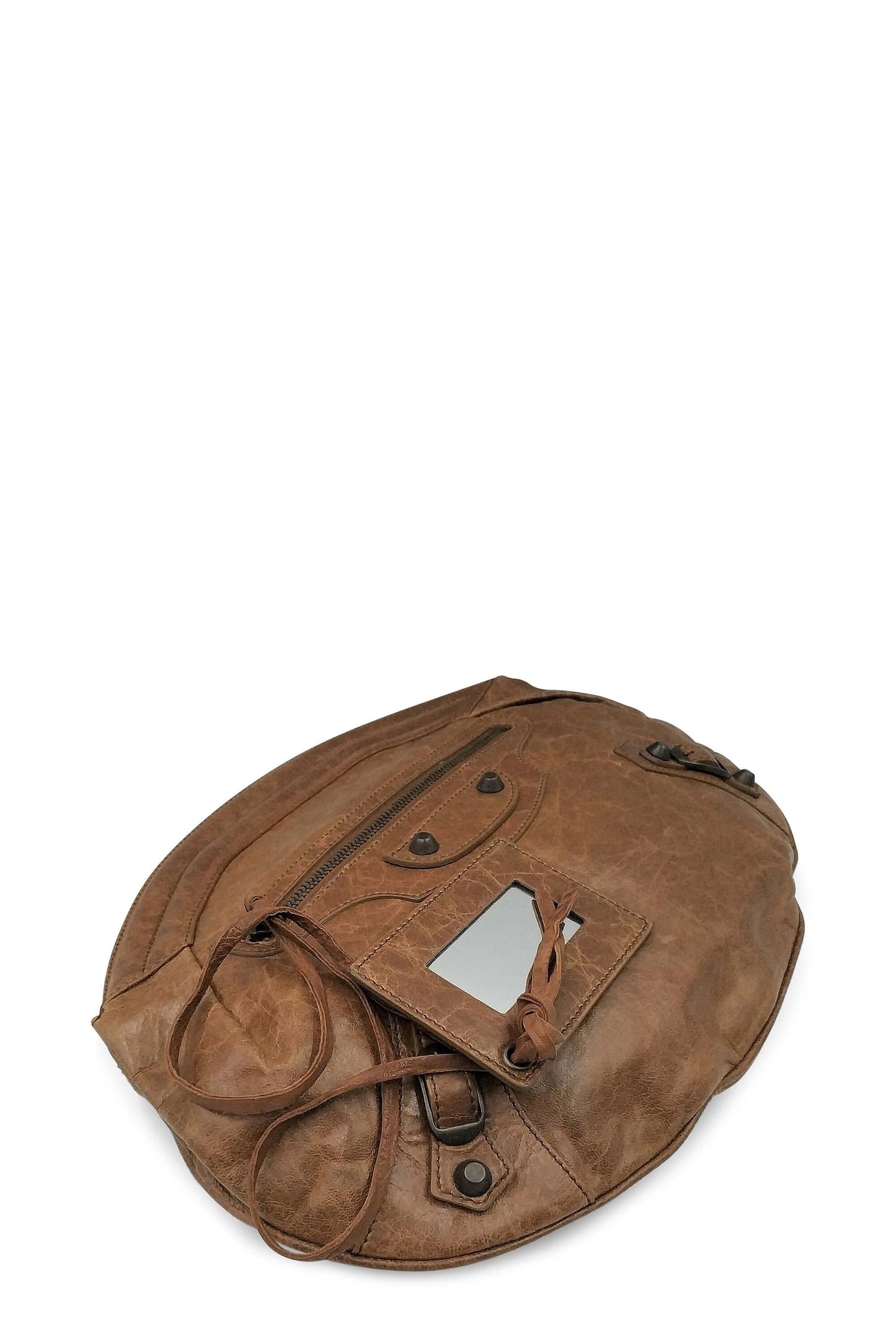 Motocross Classic Oval Clutch Brown