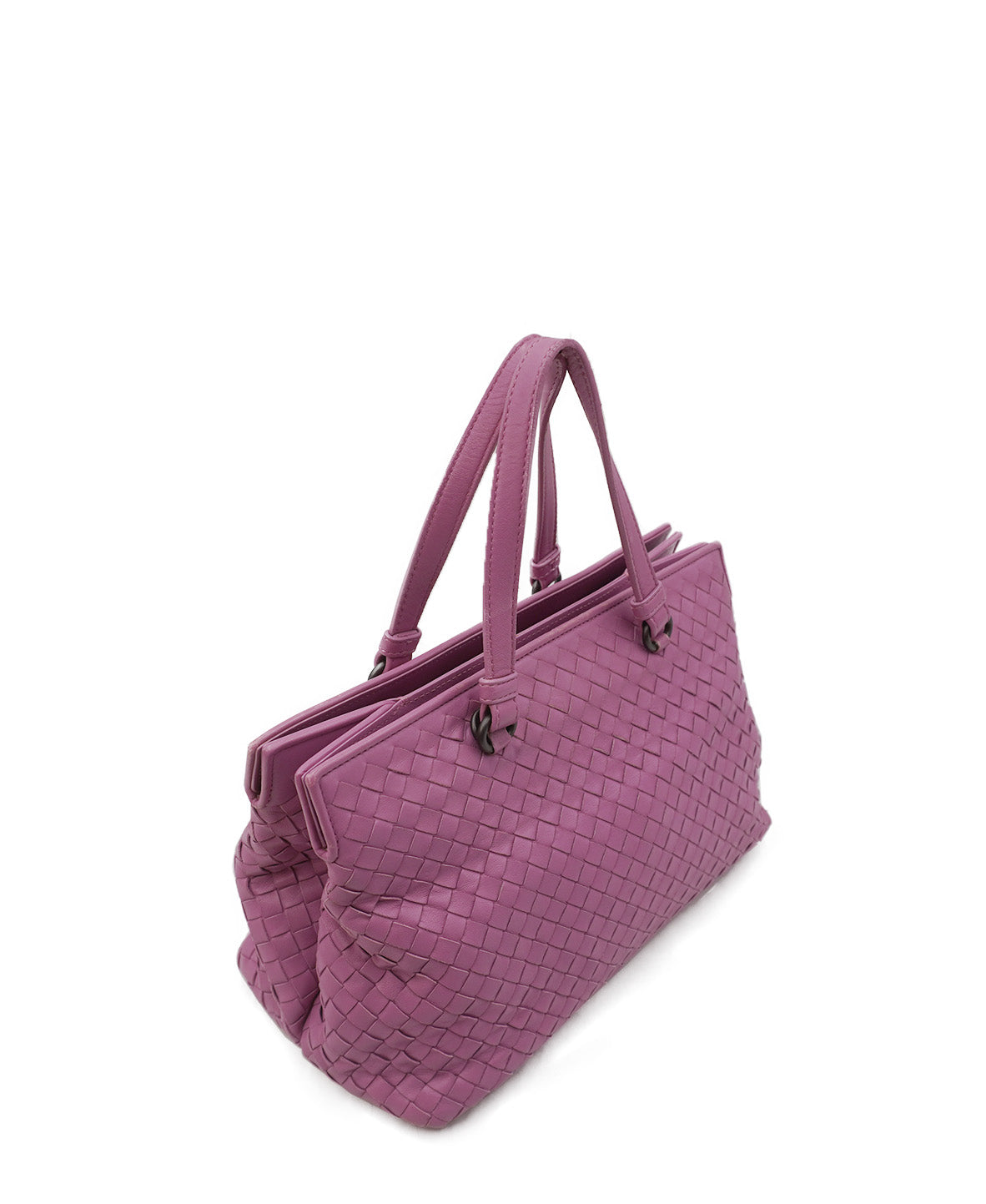 2-Pocket Convertible Tote Intrecciato Nappa Medium Purple