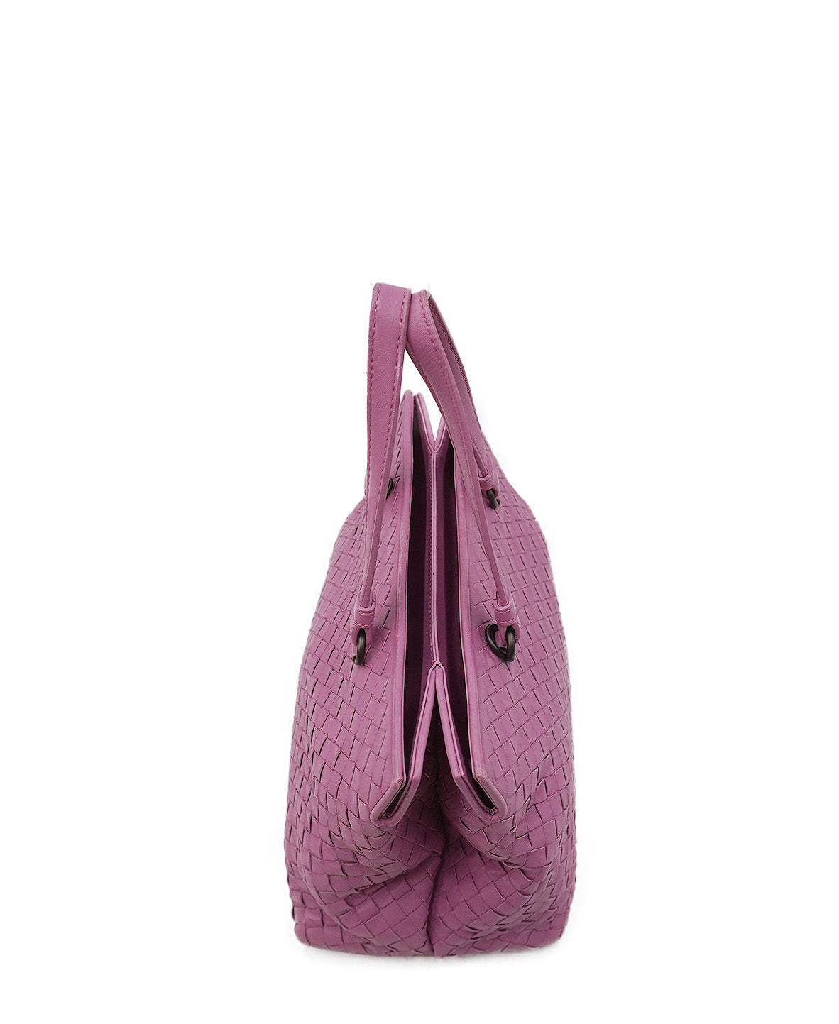 2-Pocket Convertible Tote Intrecciato Nappa Medium Purple