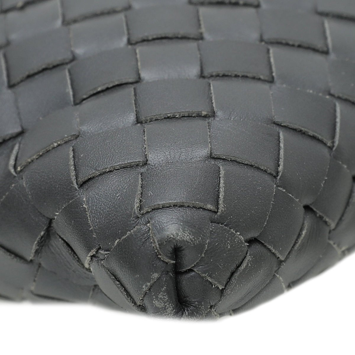 Bottega Veneta Asphalt Intrecciato Nappa Messenger Crossbody Bag